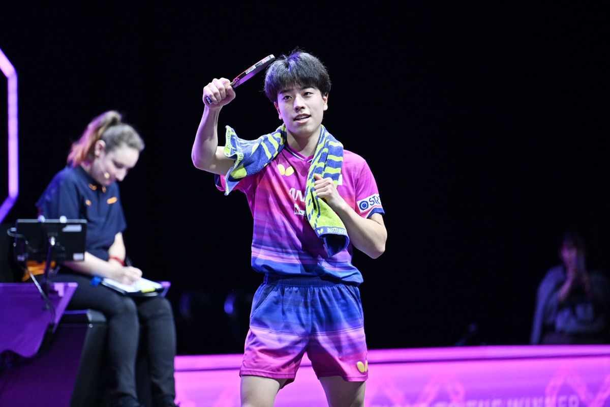 WTTチャンピオンズ横浜　男子シングルス2回戦　篠塚、松島がベスト8進出