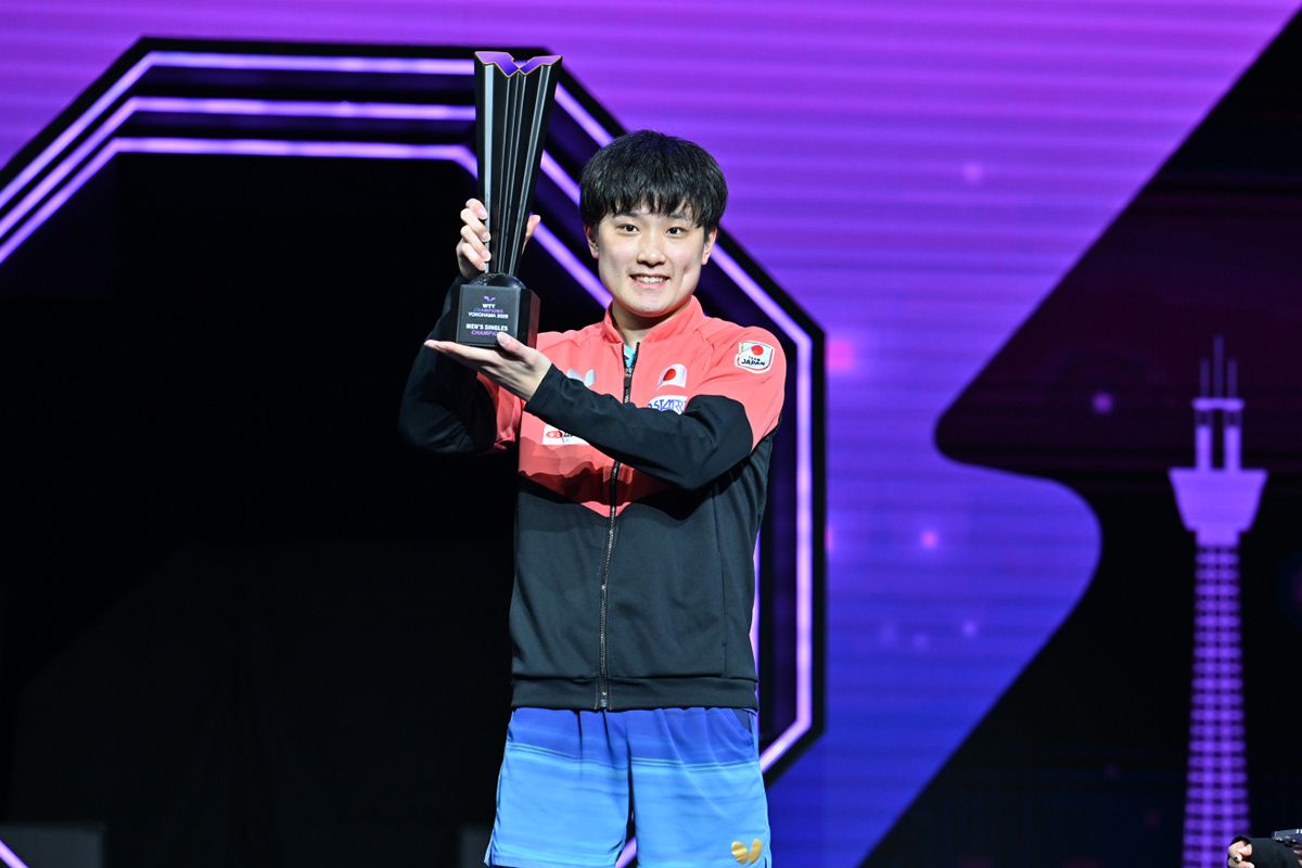 WTTチャンピオンズ横浜　男子シングルス決勝　張本智和が制し、前回に続いて連覇！