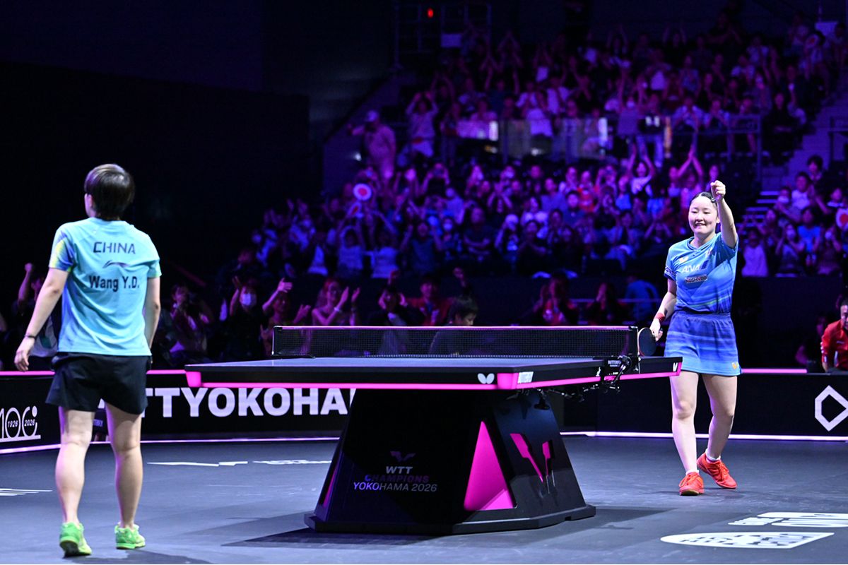 WTTチャンピオンズ横浜　女子シングルス準決勝　張本美和と陳幸同が決勝進出