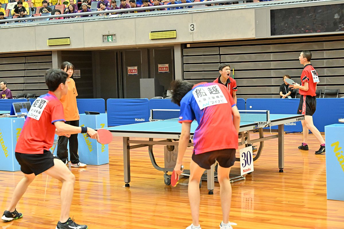 大阪インターハイ　男子ダブルスはベスト8が決定