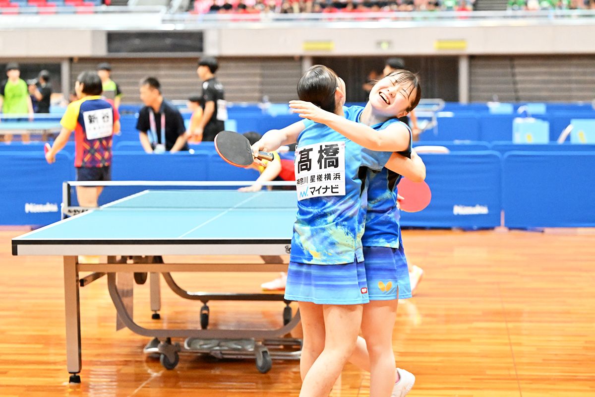 大阪インターハイ　女子ダブルスはベスト8が決定
