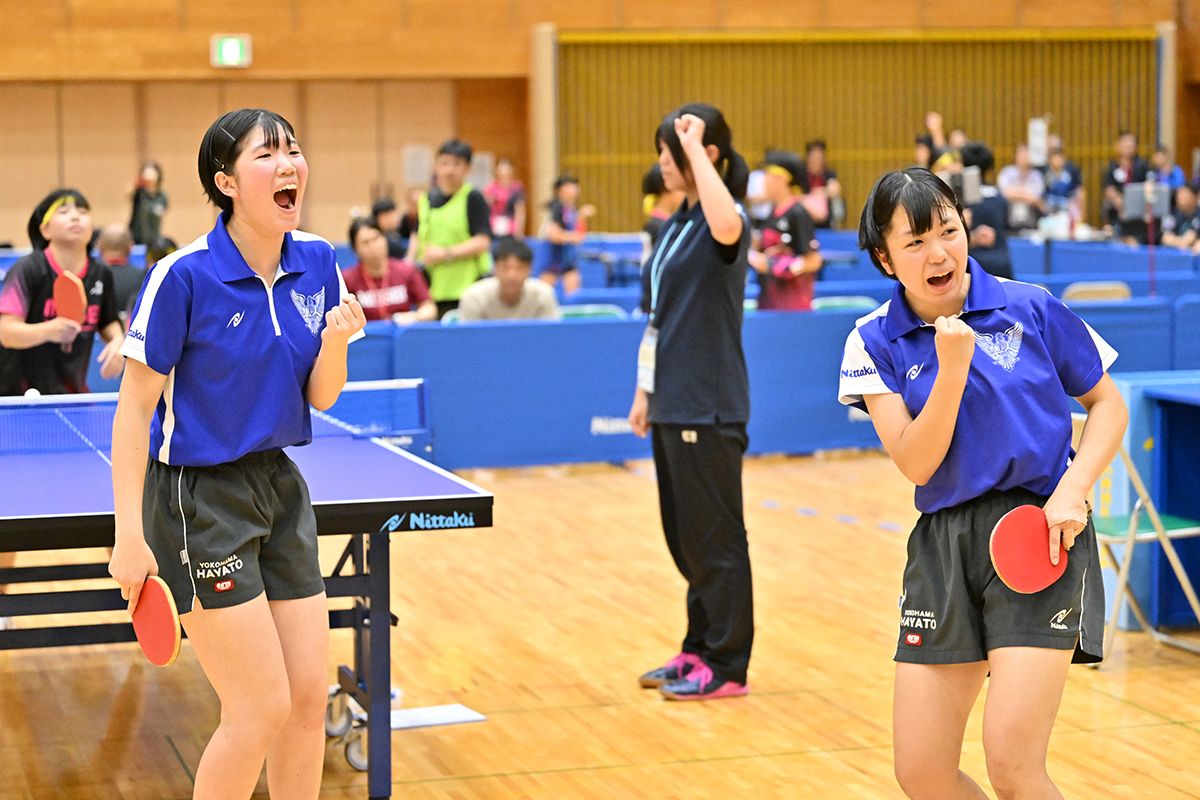 総社全中【卓球競技】 女子団体はベスト4が決定！