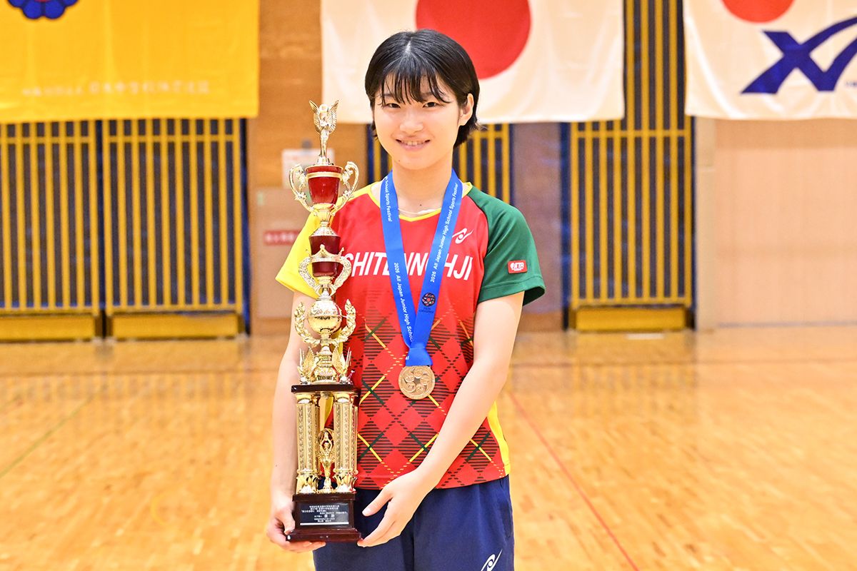 総社全中【卓球競技】 女子シングルスは村松心菜が2連覇達成！