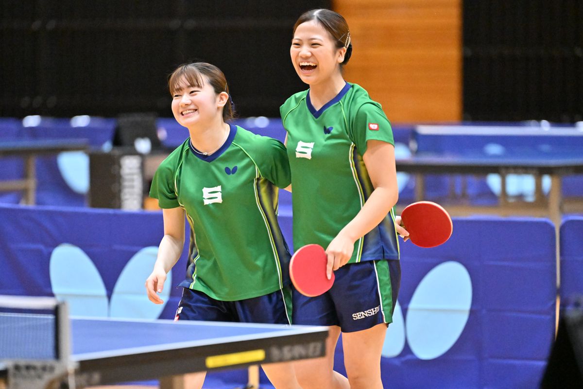 全日学2026 女子ダブルスは首藤成美／遊佐美月（専修大）が初優勝