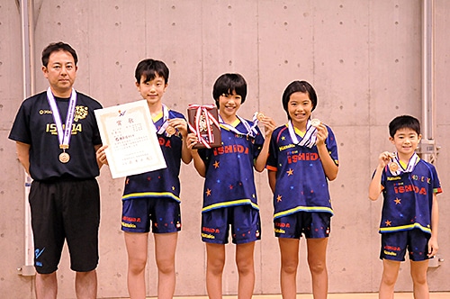 3位に入った九州の名門・石田卓球クラブ